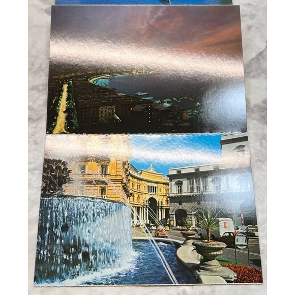 Napoli Italy 16 Color Photo Postcards Accordion Booklet Kodak Ektachrome - Picture 13 of 14